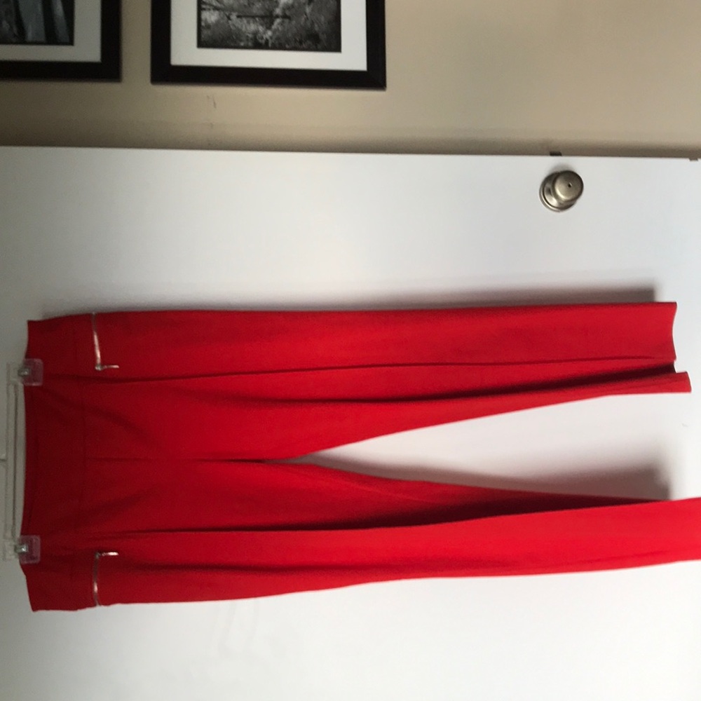 Slim leg slacks